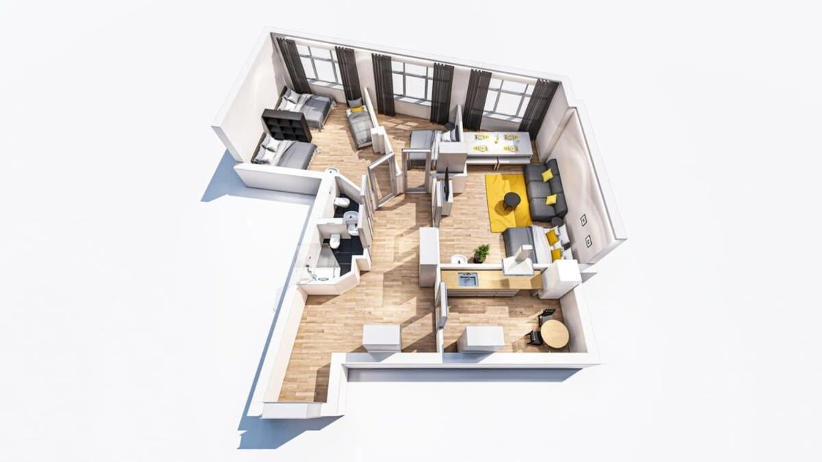 Spacious 2 Bedroom Apartment Hamburg Exterior photo